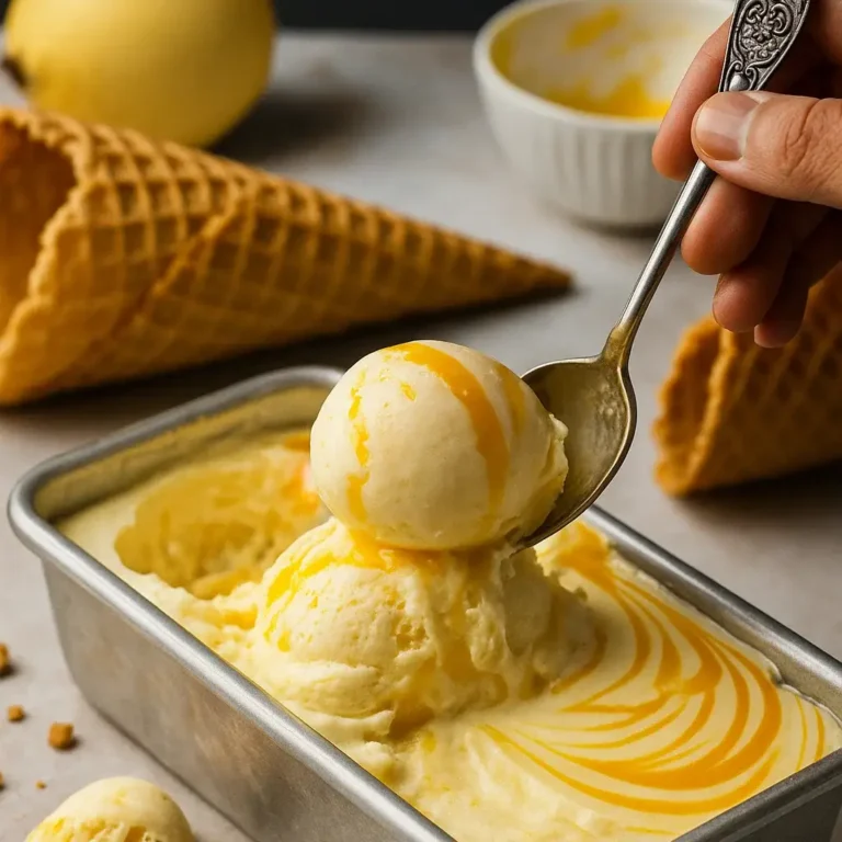 Lemon Curd Ice Cream