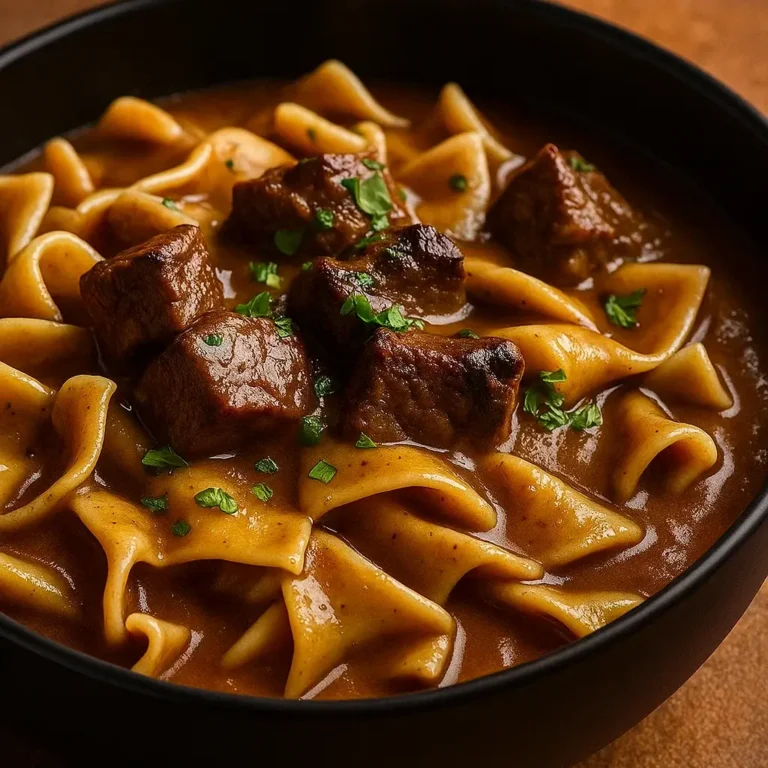 Slow Cooker Beef Noodles