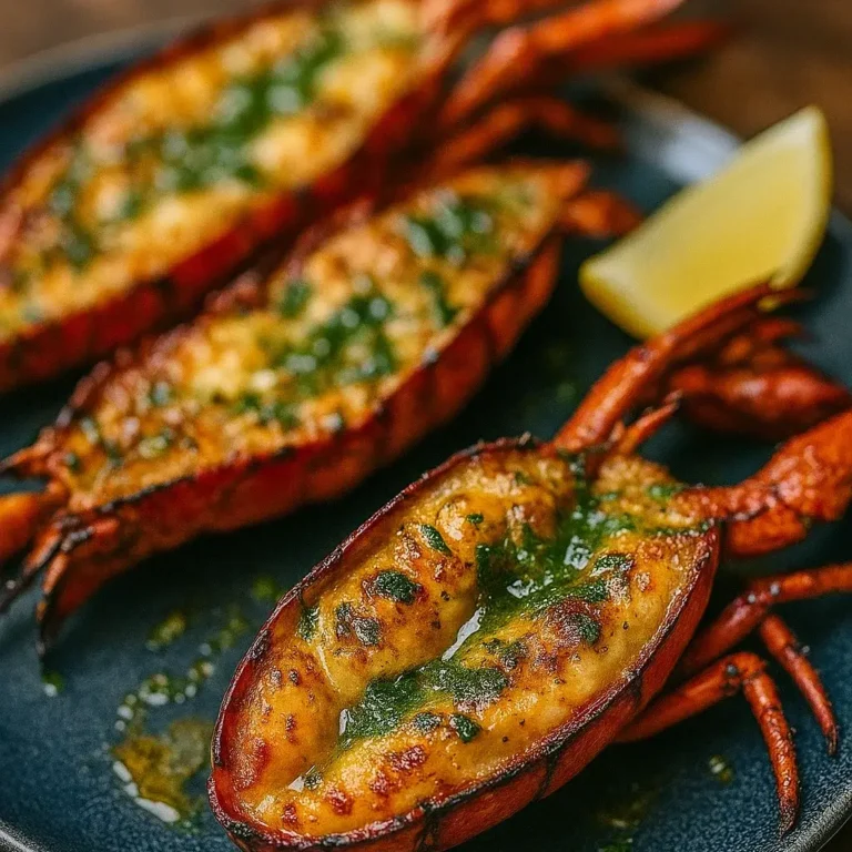 Grilled Lobster with Garlic Butter