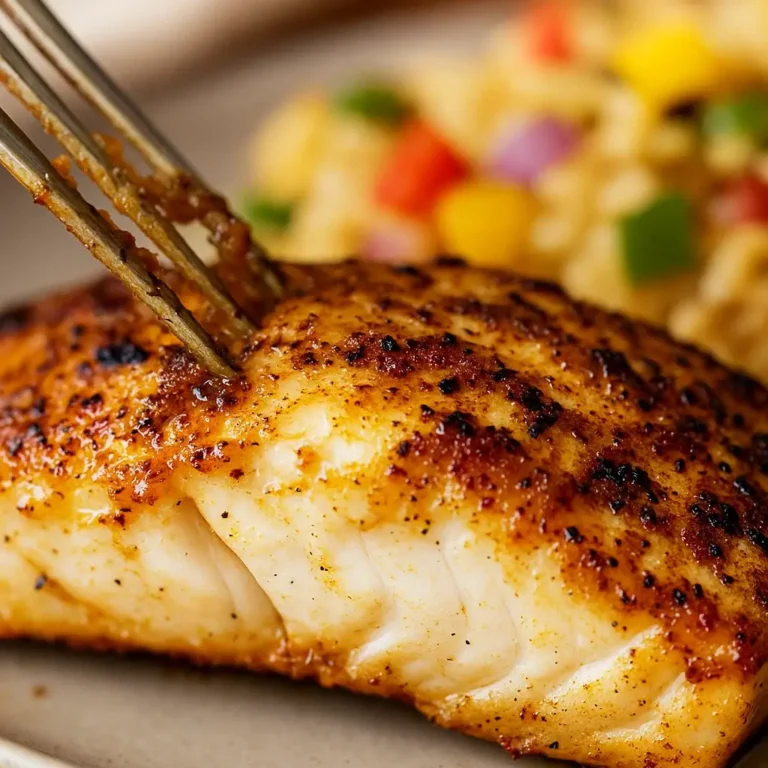 Spicy Cajun Halibut