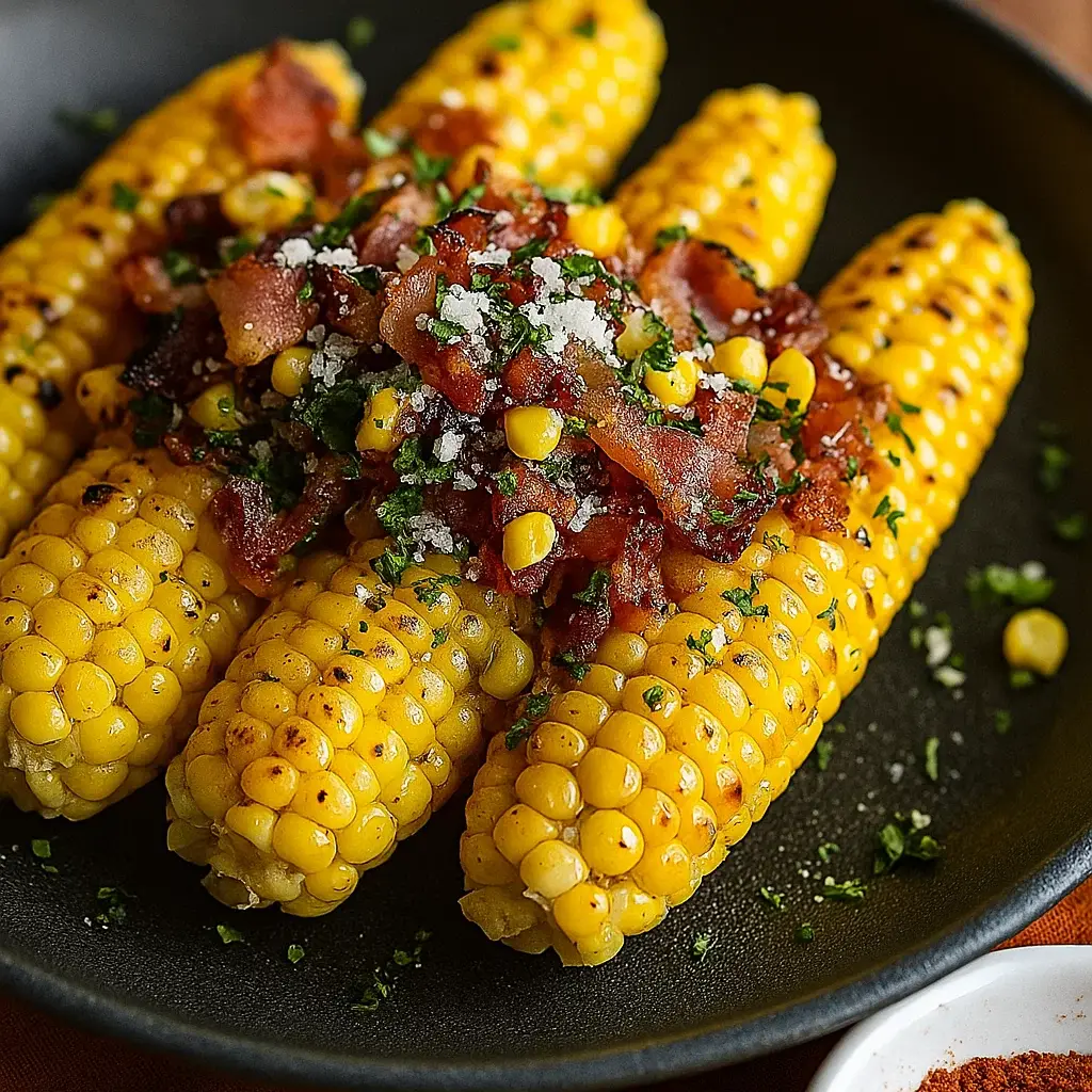 Fried Corn with Bacon