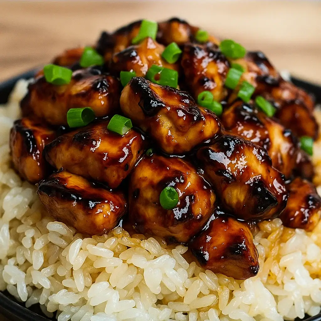 Honey BBQ Chicken Rice