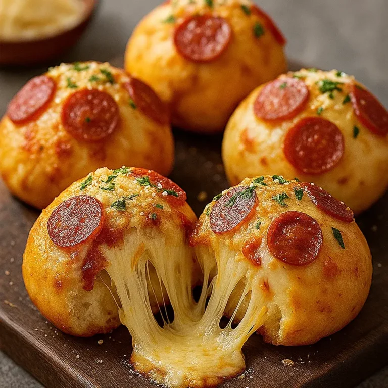 Pepperoni Pizza Bombs