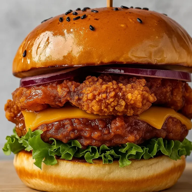 Honey Mustard Chicken Burger