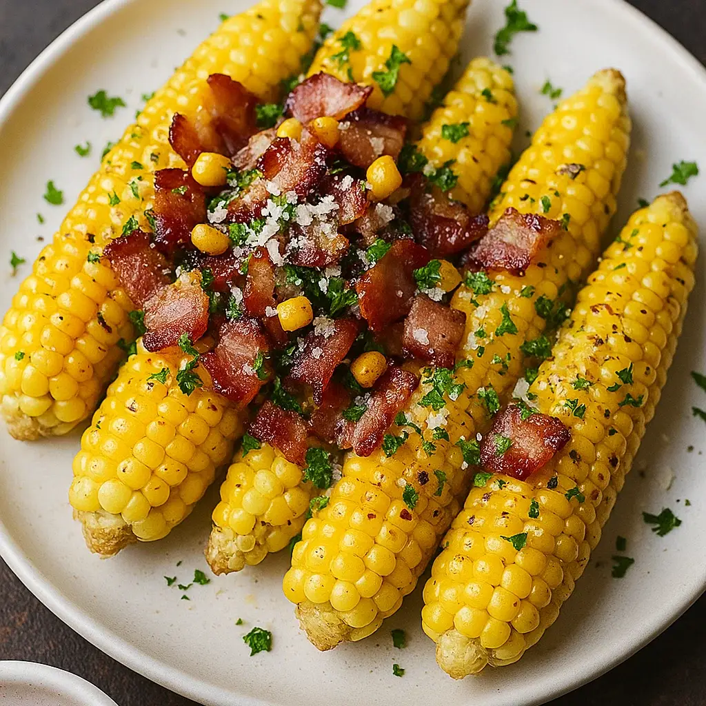 Fried Corn with Bacon