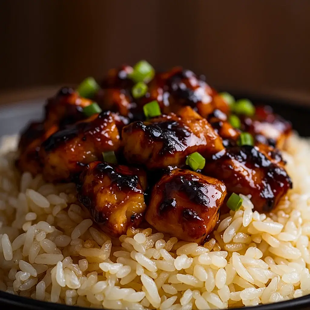 Honey BBQ Chicken Rice