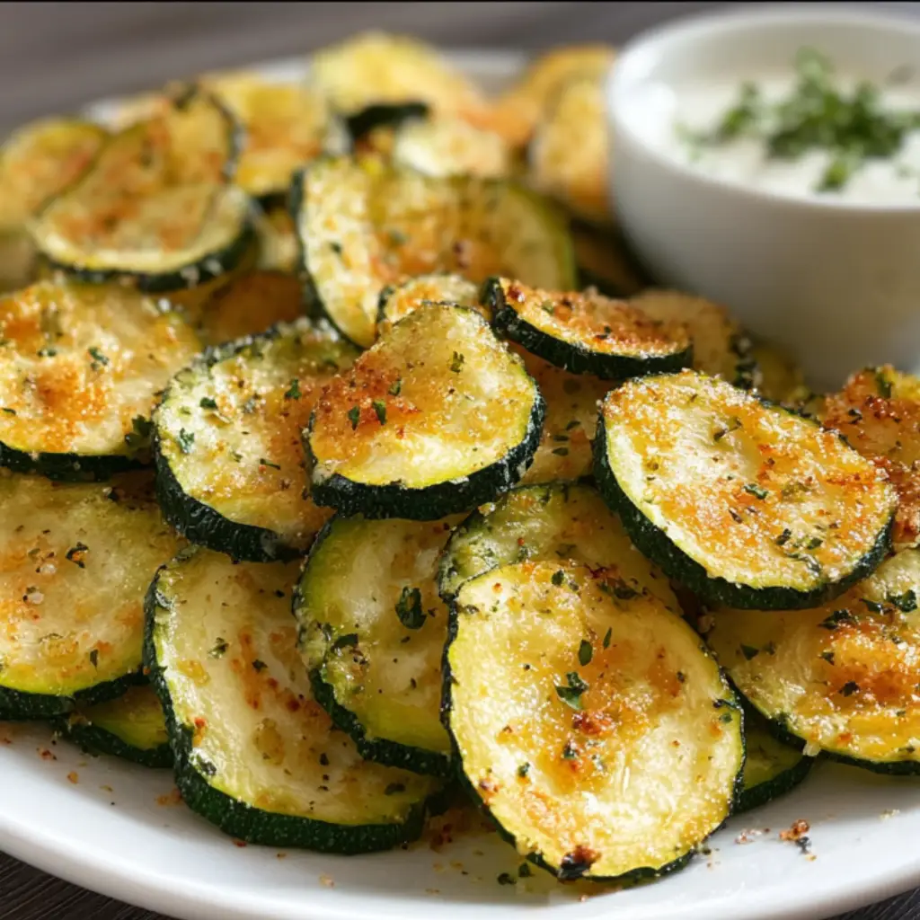 Air Fryer Zucchini Chips