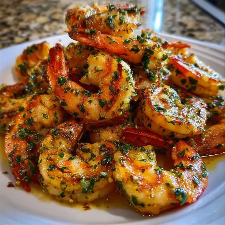 Air Fryer Garlic Butter Shrimp