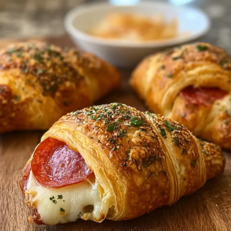 Mozzarella Pepperoni Croissant Rolls