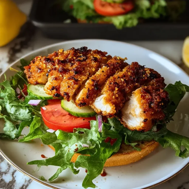 Crispy Lemon Pepper Chicken Sandwich