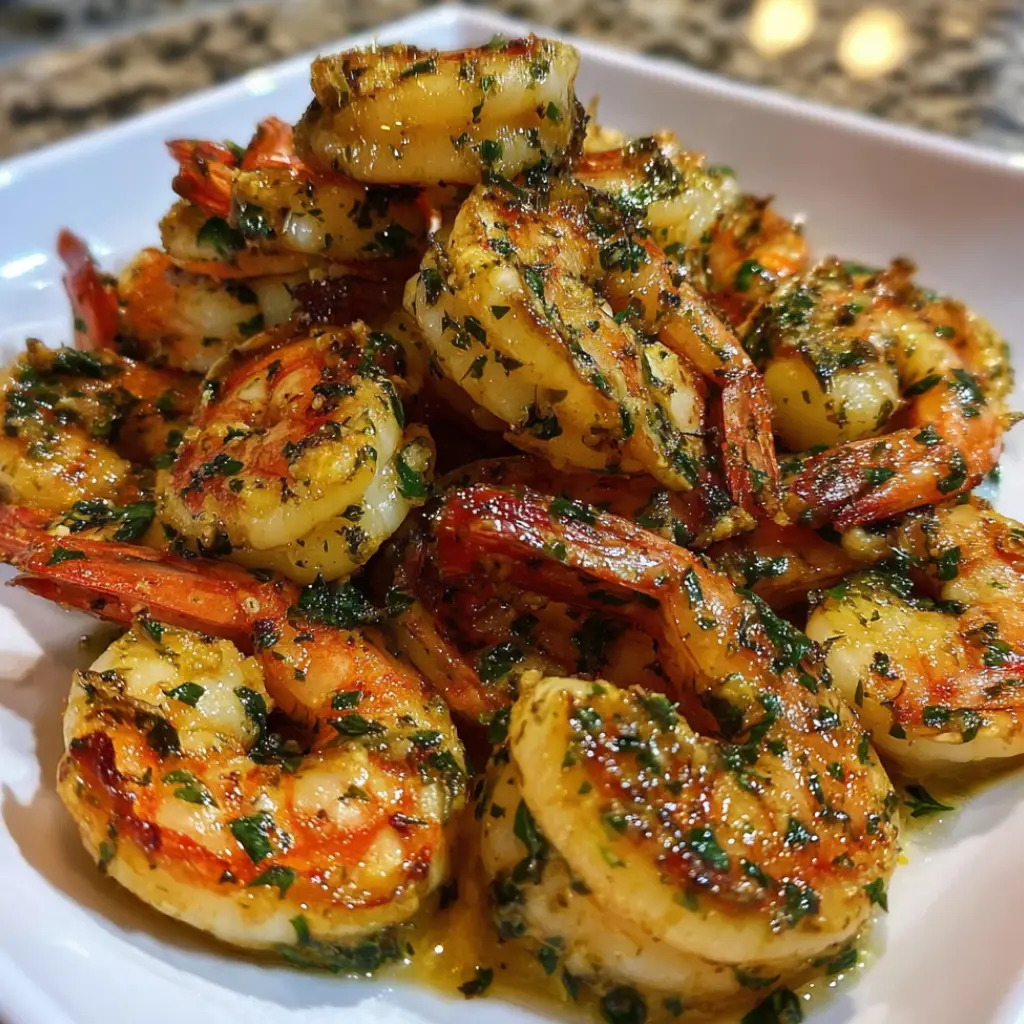 Air Fryer Garlic Butter Shrimp