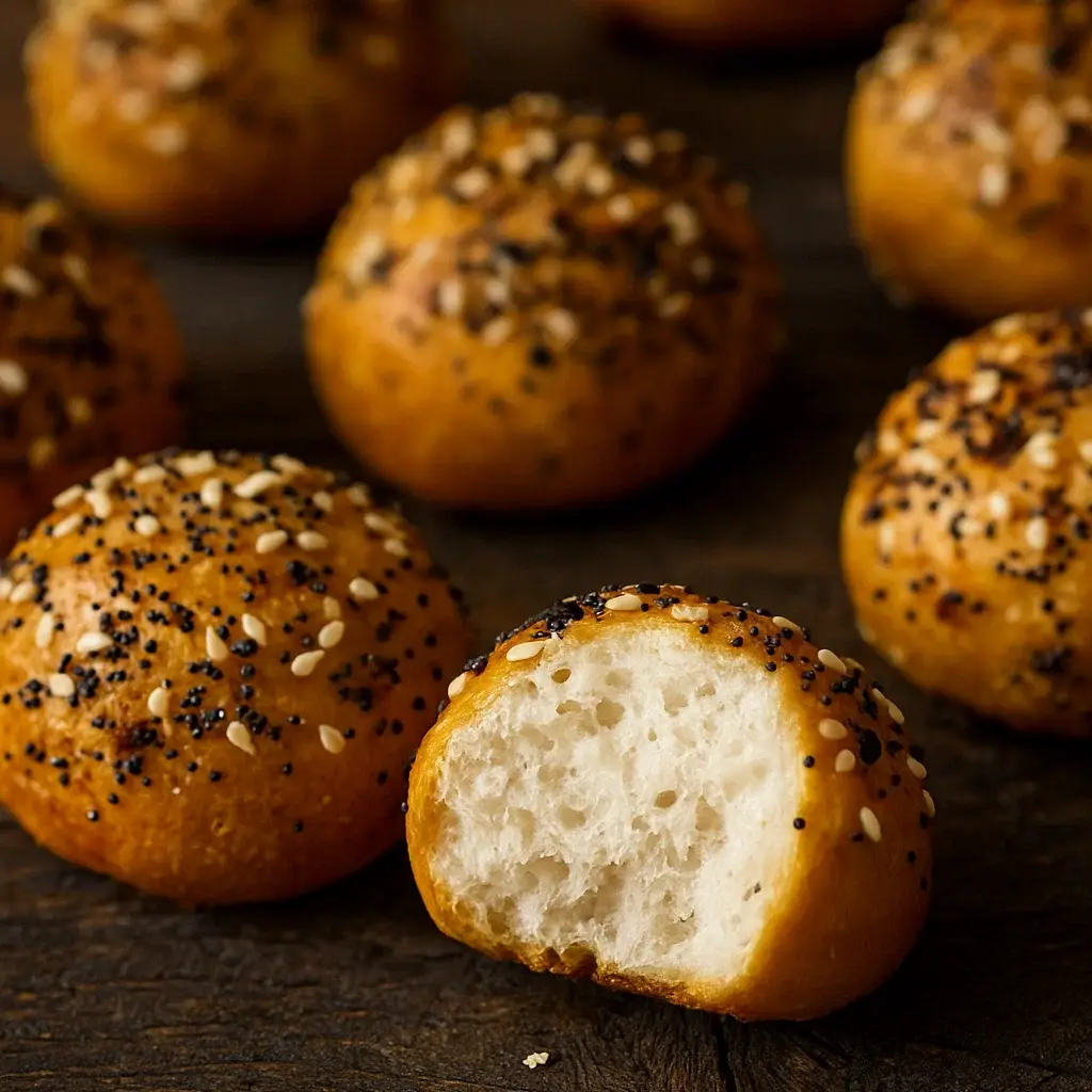 Air Fryer Mini Bagels
