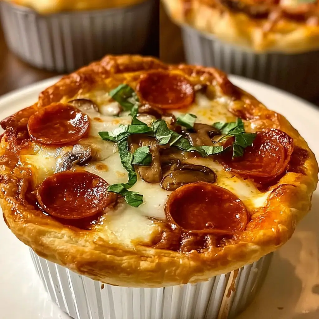 Mini Pizza Pot Pies