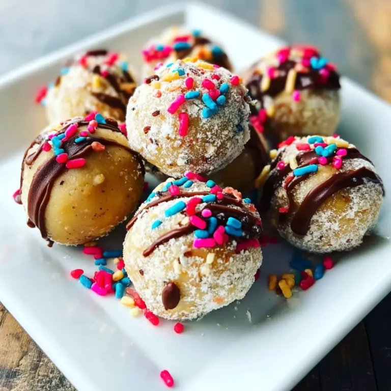 Birthday Cake Protein Balls