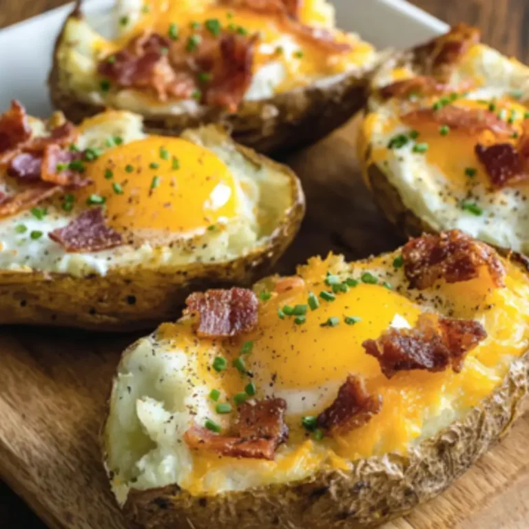 Twice Baked Breakfast Potatoes