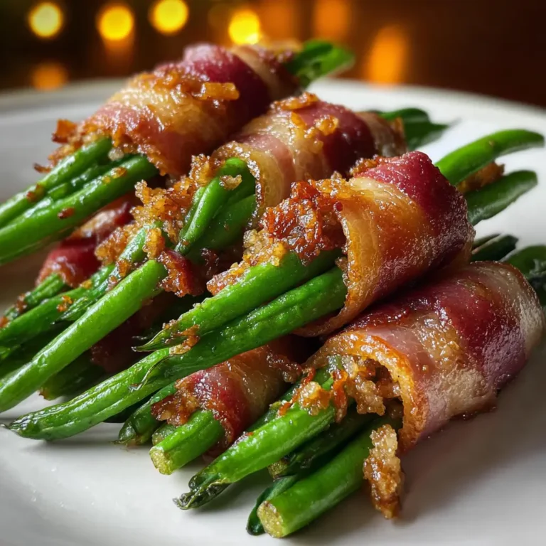 Green Bean Bacon Bundles