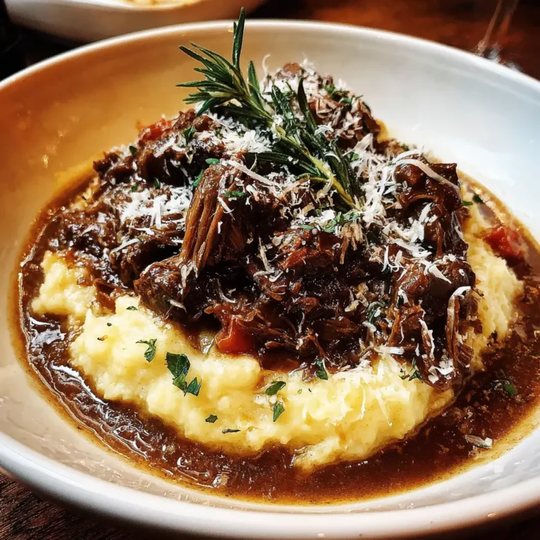Short Rib Ragu with Parmesan Mashed Potatoes