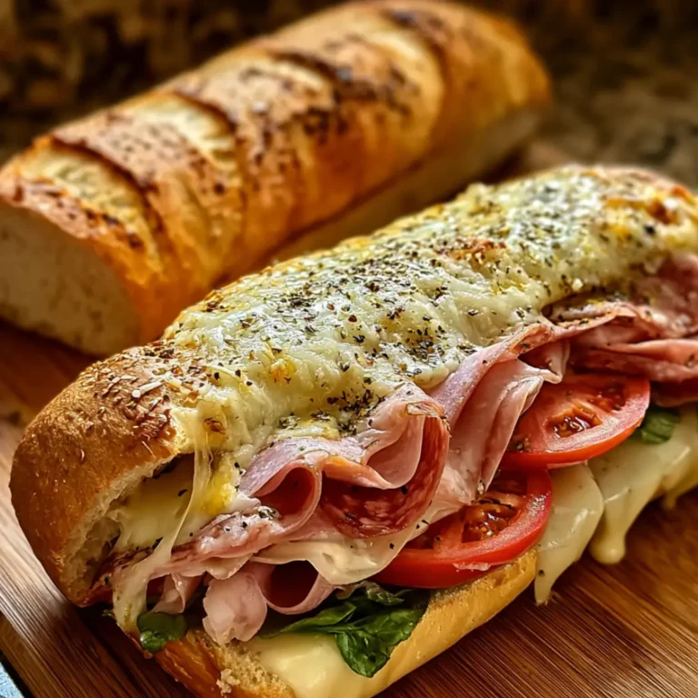 Baked Italian Sub Sandwich
