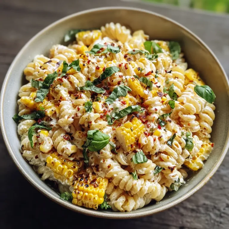Creamy Street Corn Pasta