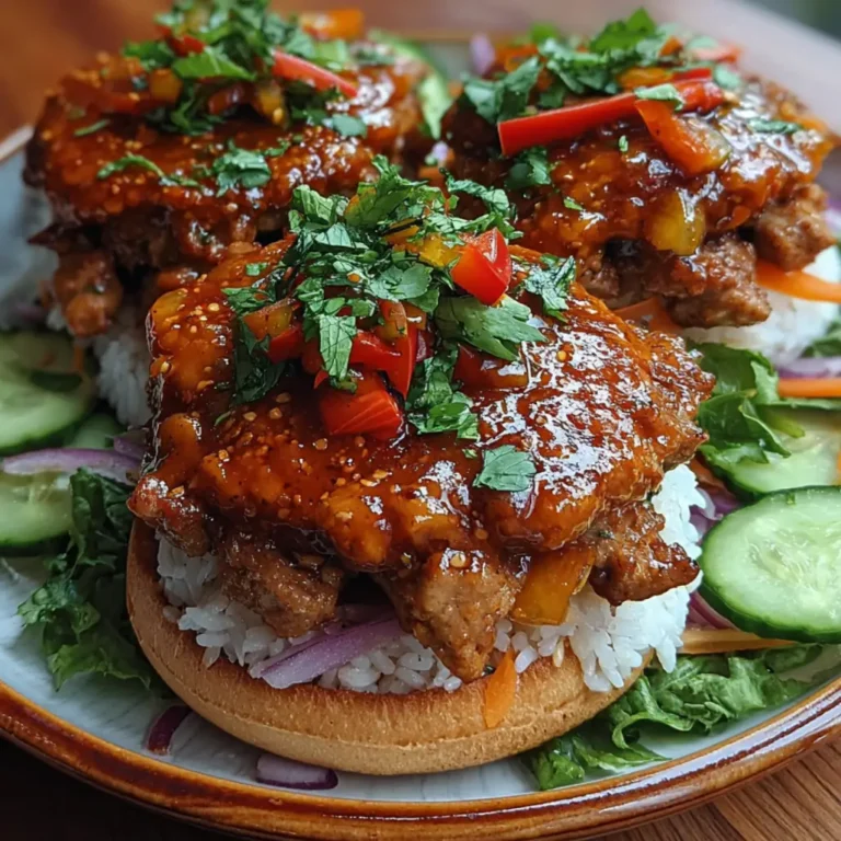 Thai Sweet Chili Turkey Burgers
