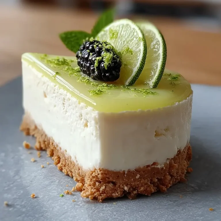 Lime Mousse Cheesecake