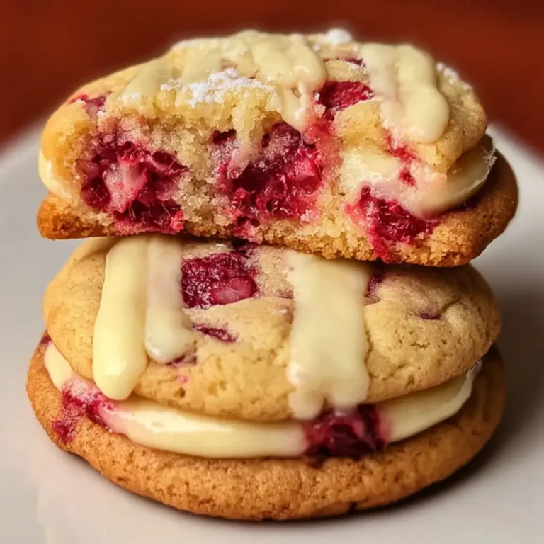 Raspberry Cheesecake Cookies