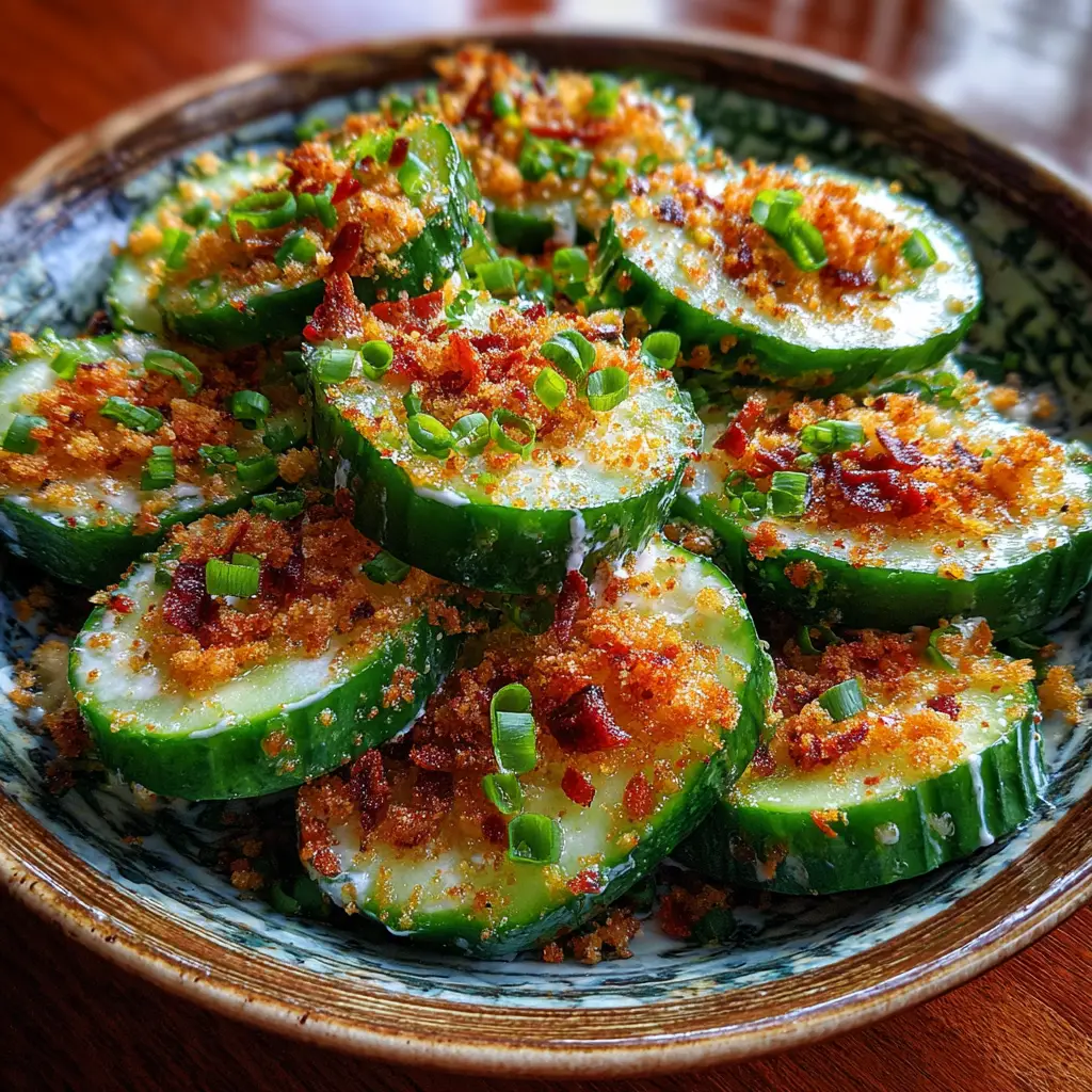 Jalapeno Popper Cucumber Salad