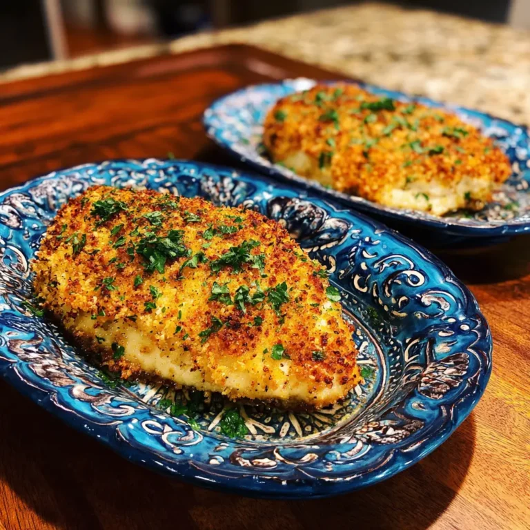 Garlic Parmesan Crusted Tilapia
