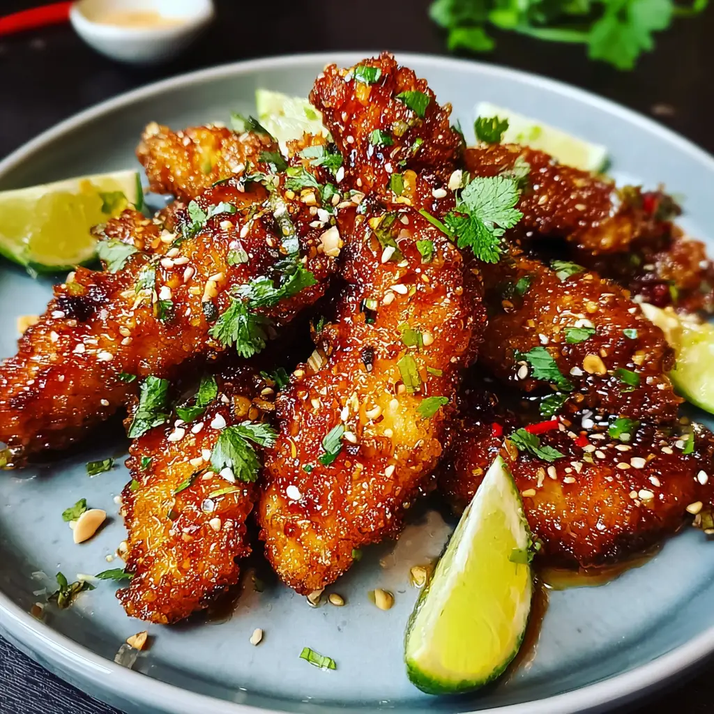 Thai Sticky Chicken Fingers