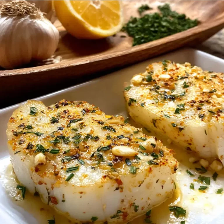 Garlic Butter Baked Cod Recipe