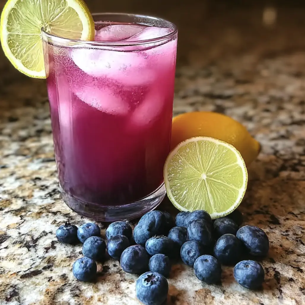 Blueberry Lemon Agua Fresca