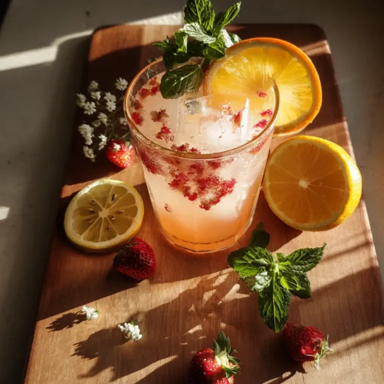 Strawberry Whiskey Drink