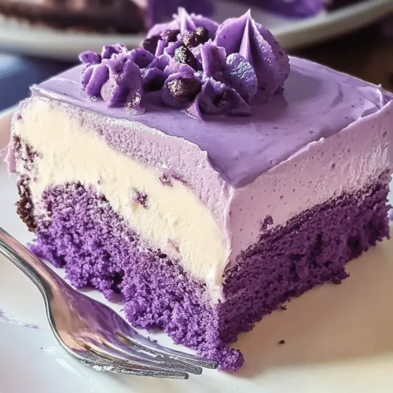 Ube Tres Leches Cake