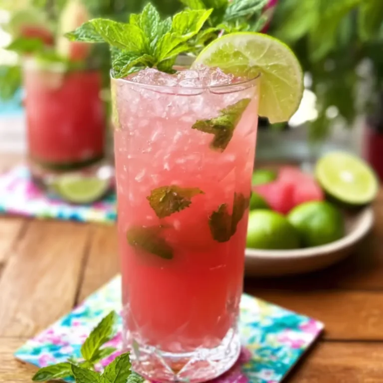 Watermelon Mint Mocktail