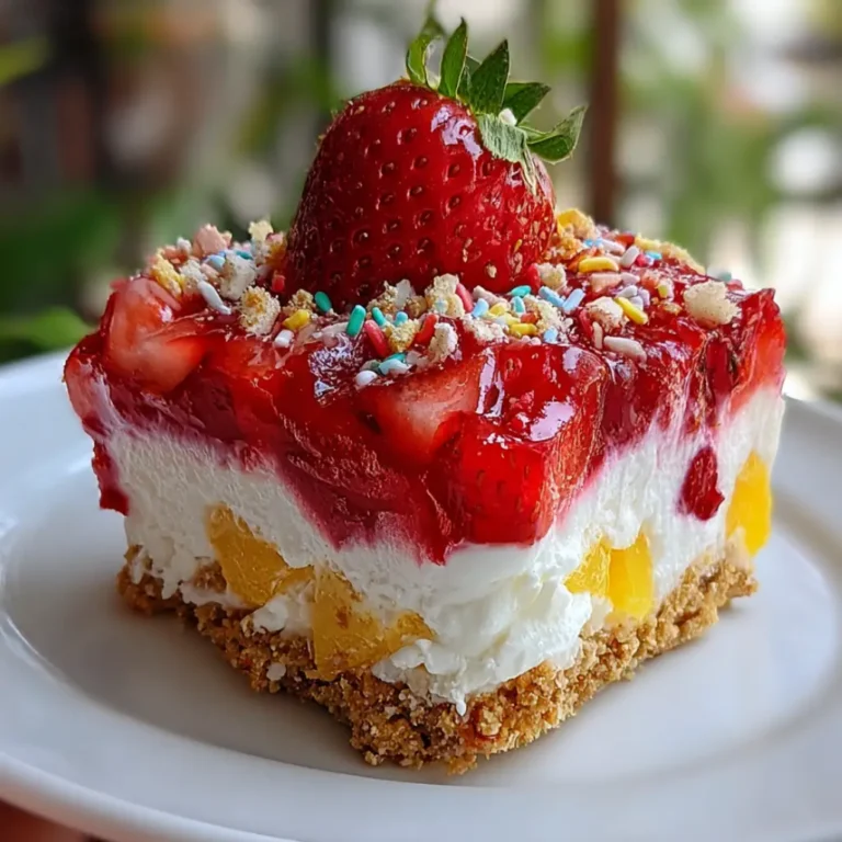 Tropical No Bake Strawberry Split