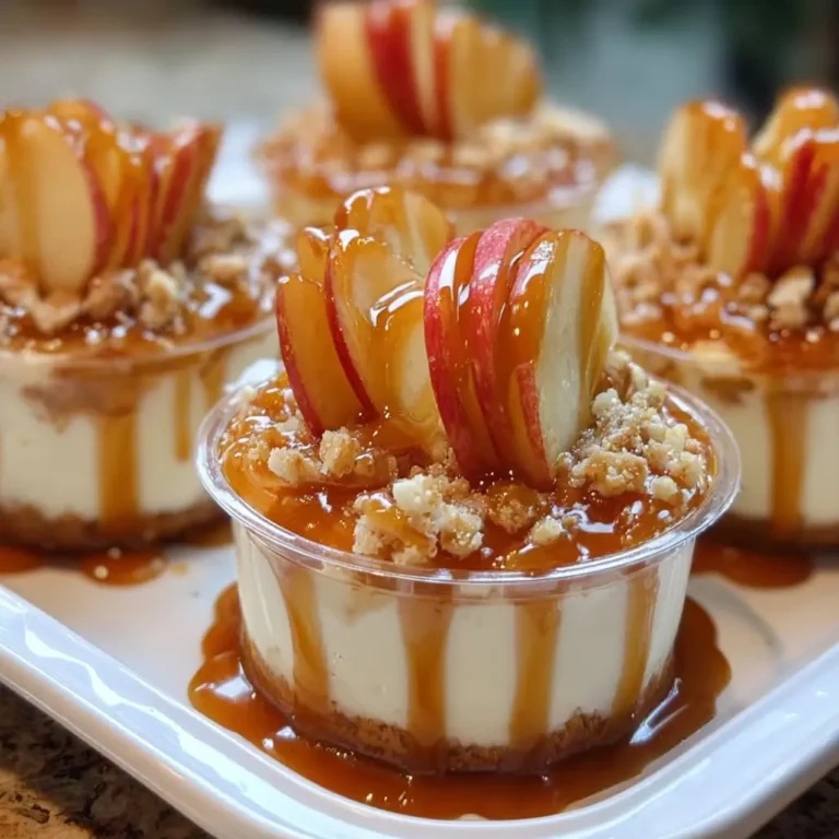 Caramel Apple Dessert Cups