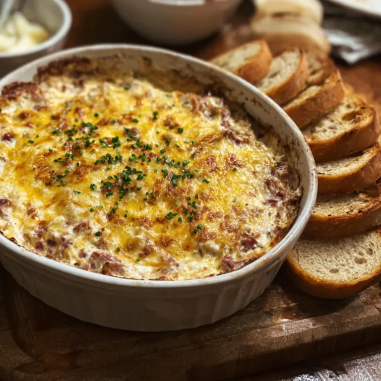 Hot Reuben Cheese Dip