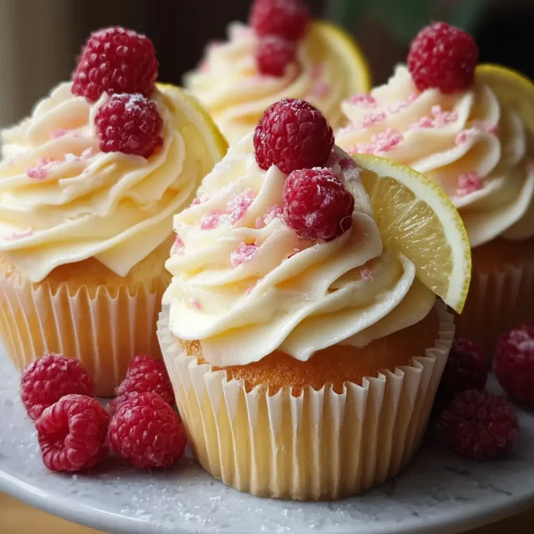 Lemon Raspberry Cupcakes