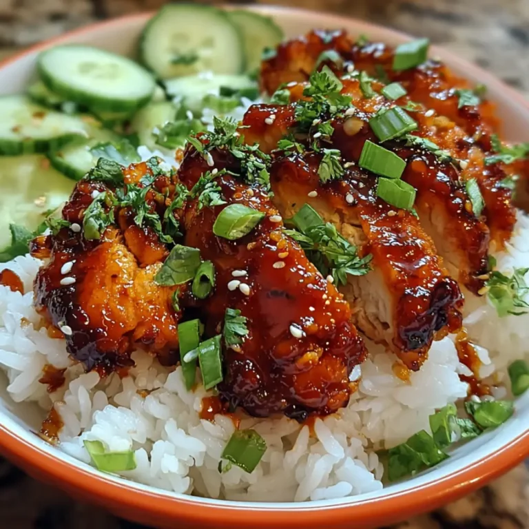Sticky Honey Gochujang Chicken