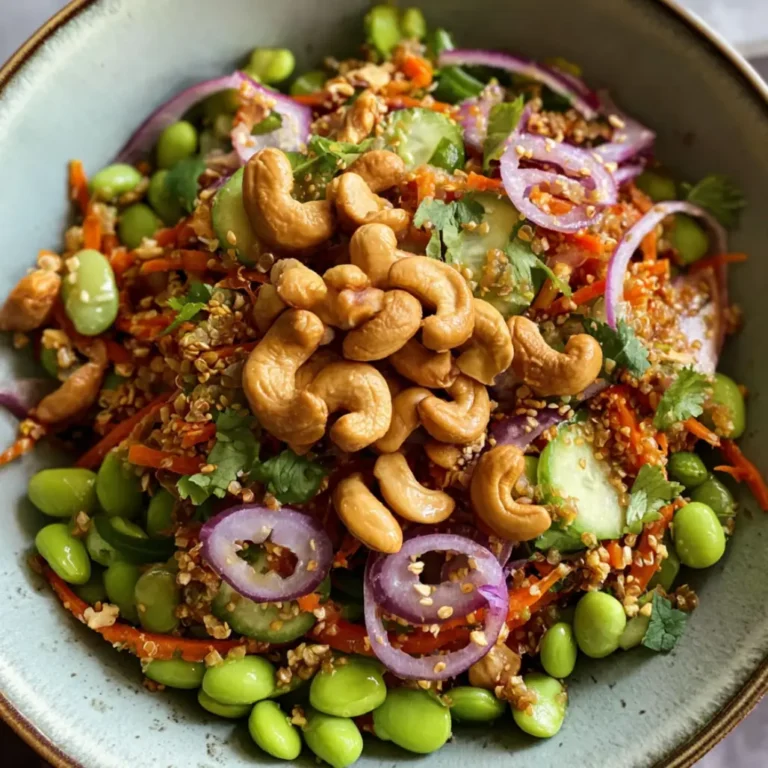 Cashew Crunch Edamame Salad