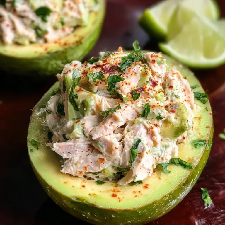Chicken Salad Stuffed Avocado