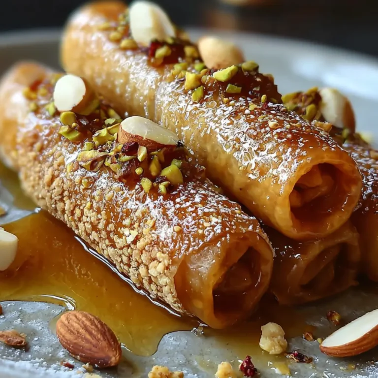 Moroccan Honey and Almond Cigars