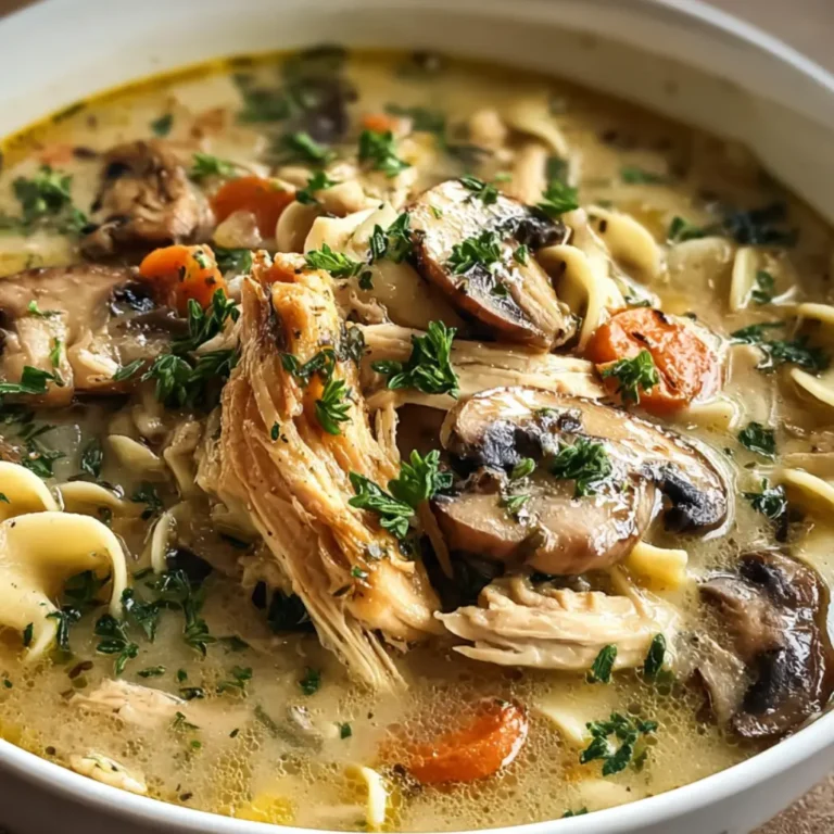 Rotisserie Chicken Mushroom Soup