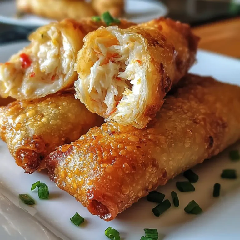 Crab Cake Egg Rolls