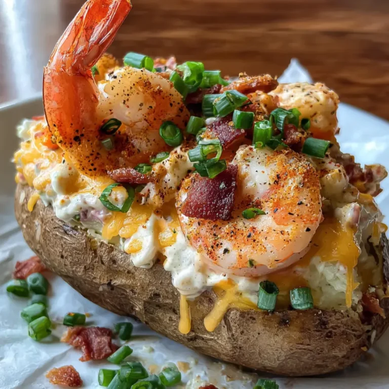 Seafood Loaded Baked Potato