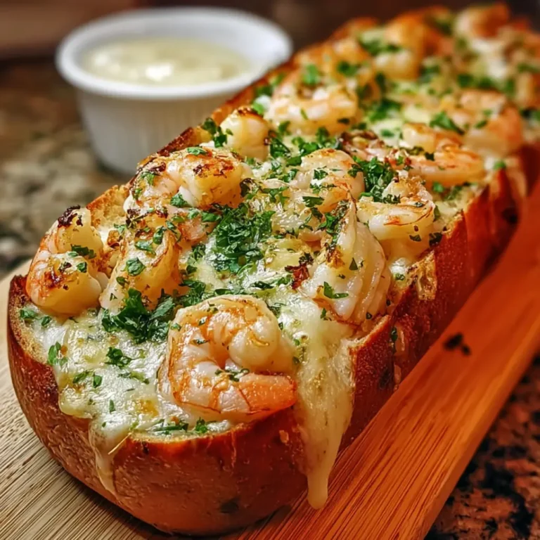 Shrimp Stuffed Garlic Bombs
