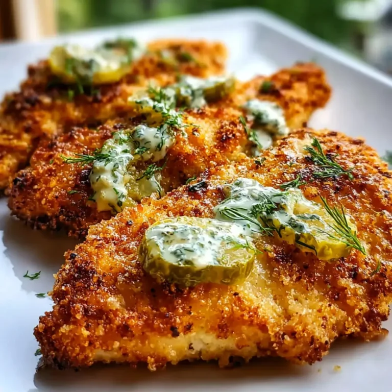 Crispy Dill Pickle Parmesan Chicken