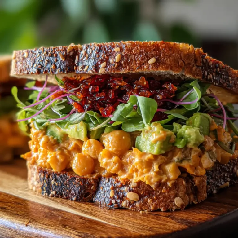 Gochujang Chickpea Salad Sandwich