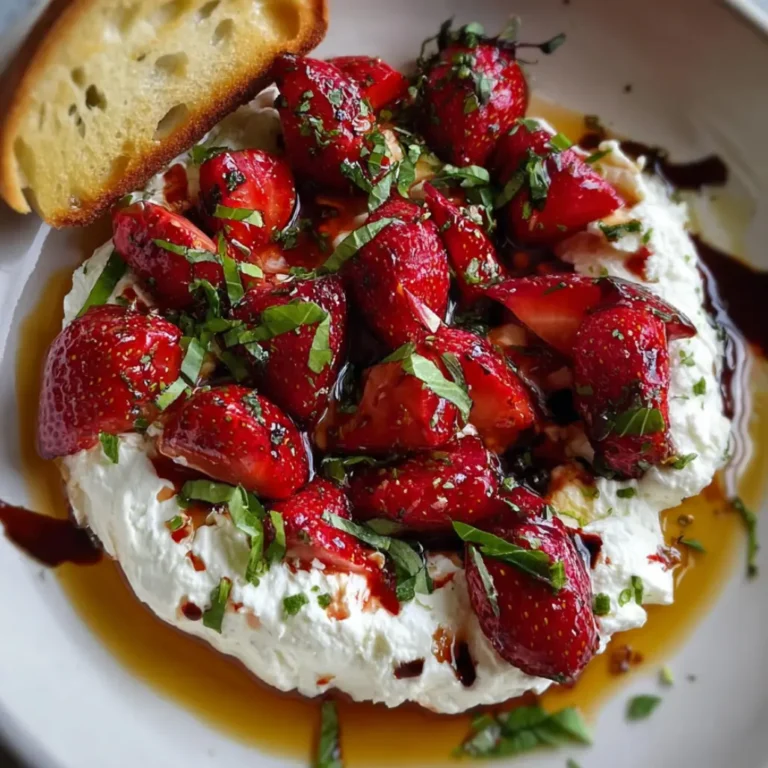 Whipped Feta with Roasted Strawberries