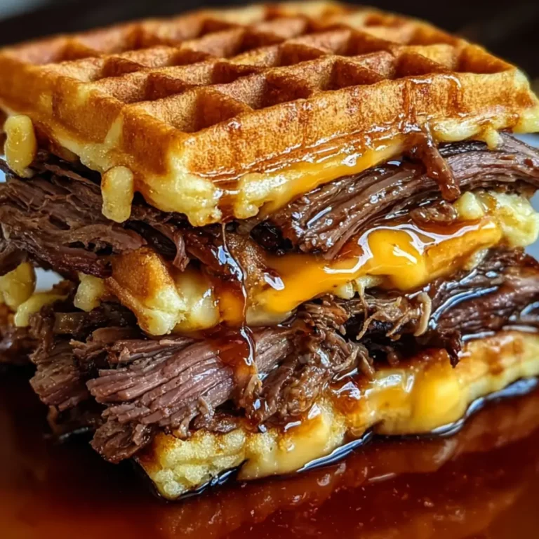 Maple Bourbon Brisket Waffle